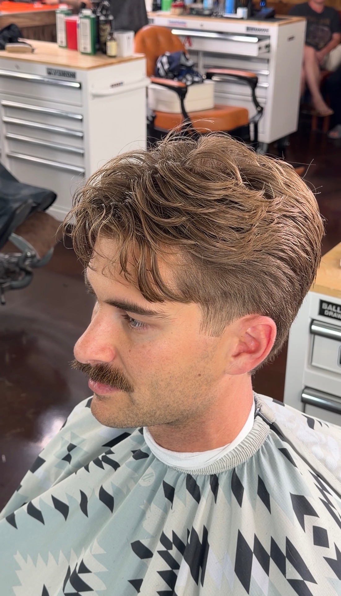 Middle Part Haircut