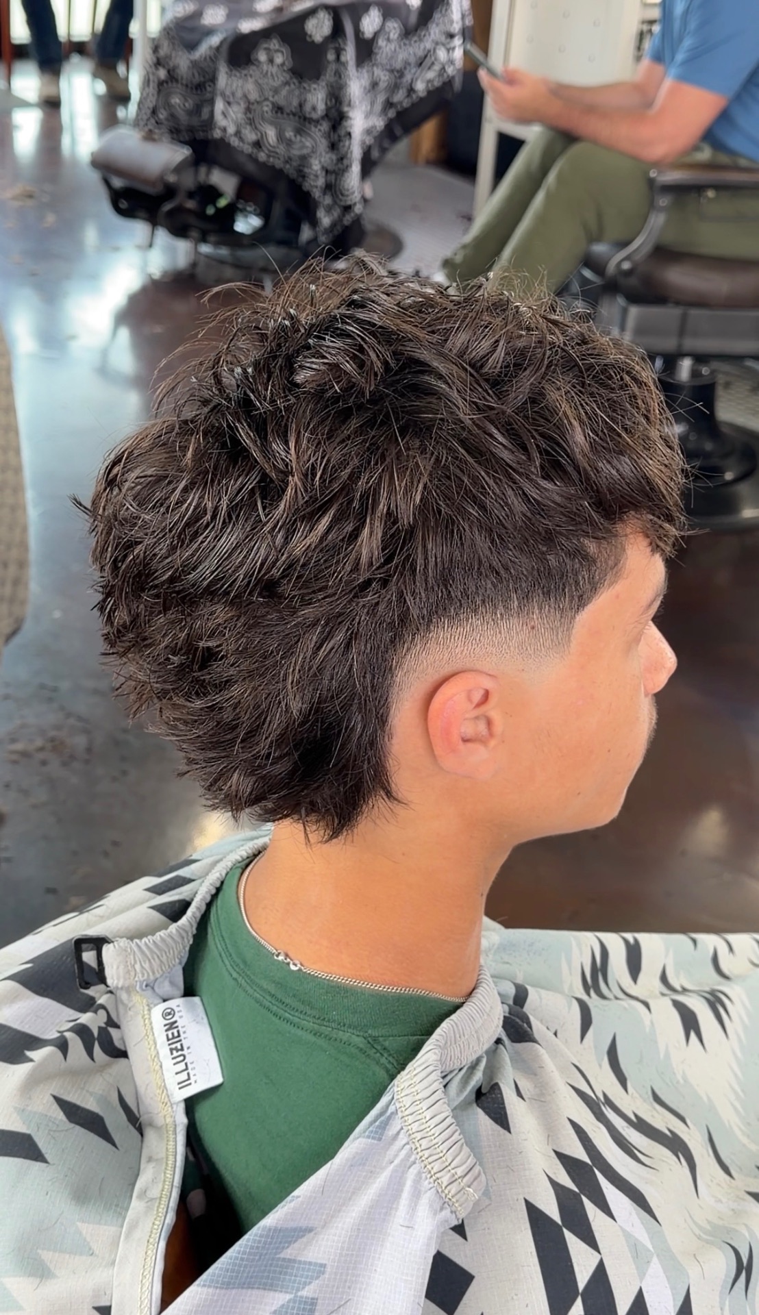 Textured Mullet Fade